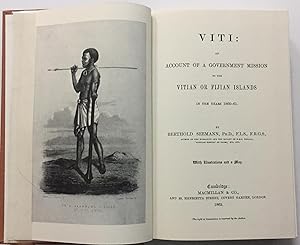 Imagen del vendedor de VITI : An Account of a Government Mission to the Vitian or Fijian Islands, 1860 - 61. a la venta por Grant's Bookshop