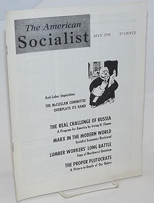 Bild des Verkufers fr The American Socialist Volume 5, Number 5, May 1958 zum Verkauf von Bolerium Books Inc.