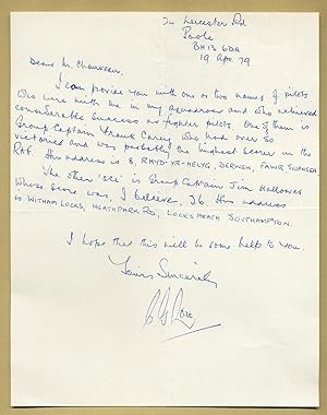 Immagine del venditore per George Lott (1906-1989) - Autograph letter signed 1979 venduto da PhP Autographs