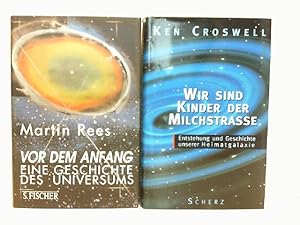 Bild des Verkufers fr Konvolut aus 2 Bchern: 1. Wir sind Kinder der Milchstrae. Enstehung und Geschichte der Milchstrasse. / 2. Vor dem Anfang. Enstehung und Geschichte unserer Heimatgalaxie. zum Verkauf von Antiquariat Ehbrecht - Preis inkl. MwSt.