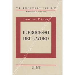 Immagine del venditore per Il processo del lavoro venduto da Libreria Antiquaria Giulio Cesare di Daniele Corradi