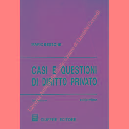 Immagine del venditore per Casi e questioni di diritto privato. Editio minor venduto da Libreria Antiquaria Giulio Cesare di Daniele Corradi