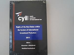Seller image for Czech Yearbook of International Law - Rights of Host States within the System of International Investment Protection 2011 for sale by Antiquariat Bookfarm