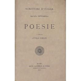Seller image for Poesie. A cura di Attilio Simioni for sale by Libreria Antiquaria Giulio Cesare di Daniele Corradi