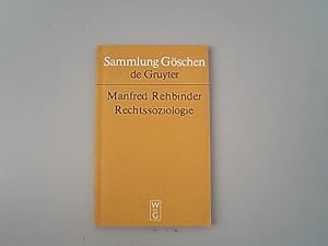 Image du vendeur pour Rechtssoziologie. Sammlung Goschen. mis en vente par Antiquariat Bookfarm