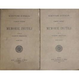 Seller image for Memorie inutili. A cura di Giuseppe Prezzolini for sale by Libreria Antiquaria Giulio Cesare di Daniele Corradi