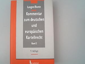 Seller image for Kommentar zum deutschen und europischen Kartellrecht. Band 2. for sale by Antiquariat Bookfarm