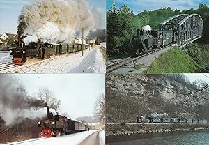 Steyr Tirol 8x Austria Trains Postcard s