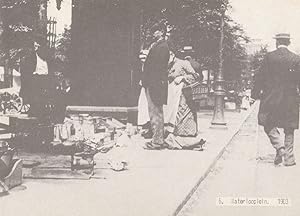 Waterlooplein Flea Market in 1903 Postcard