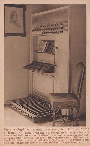 Minoriten Austria Austrian Franciscan Monks Monastry Antique Organ Postcard