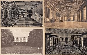 Frederiksborg Slot Denmark 4x Old Postcard s