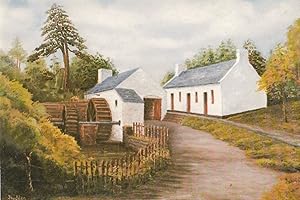 Coalisland Spade Mill Ulster Folk Museum Painting Postcard