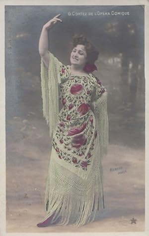 Image du vendeur pour Opera Comique Comic Comedy Classical Singer Antique French Theatre Postcard mis en vente par Postcard Finder