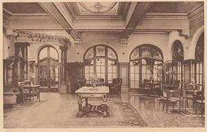 Hotel D'Harscamp Jardin d'Hiver Belgium Antique Postcard