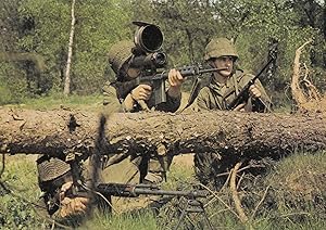 Belgium Army War Infra Red Night Combat Gun Military Postcard
