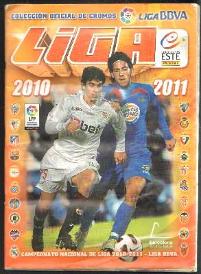 ÁLBUM DE CROMOS. LA LIGA, 2010-11. INCOMPLETO