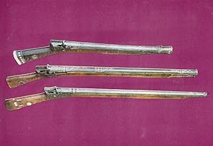 Turkish XVII & XVII Century Match Lock Rifles Turkey Istanbul Old Gun Postcard