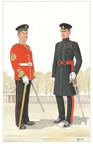 Regimental Sergeant Major Drill Order Irish Guard Postcard