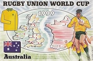 Australia Rugby World Cup Stadium Uniform Postcard