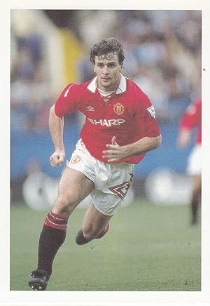 Mark Hughes Manchester United Football Club Striker Postcard