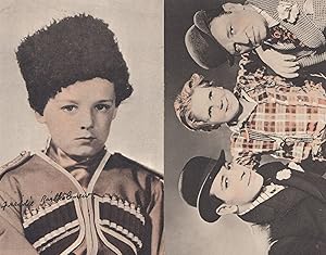 Freddie Bartholomew Jackie Cooper 2x 1930s Child Actor Movie Postcard s