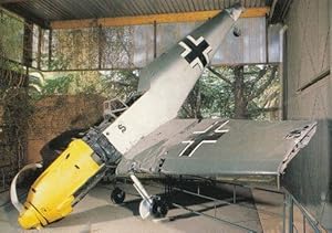 Messerschmitt BF 109E At Johannesburg South Africa WW2 Plane Postcard