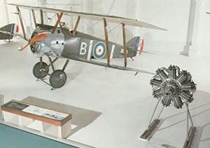 Sopwith F1 Camel Military Museum Exhibit War Plane Postcard
