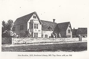 John Buckler 1822 Bodleian Library Oxon Postcard
