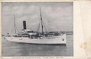 Durham Castle Steamer Antique Ship Postcard