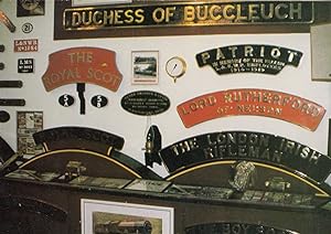 Lord Rutherford Irish Rifleman Buccleuch Duchess Train Sign Postcard