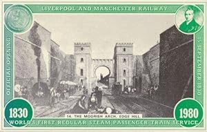 Moorish Arch Red Hill Liverpool Manchester Railway Postcard