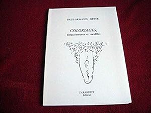 Seller image for Coloriages, dpassements et modles Gette, Paul-Armand for sale by Bibliopuces