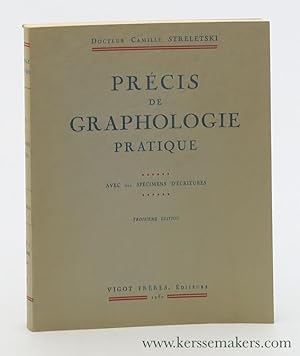 Bild des Verkufers fr Prcis de Graphologie pratique. Avec 500 spcimens d'critures. Troisime dition. zum Verkauf von Emile Kerssemakers ILAB