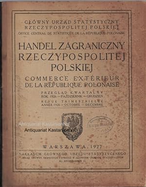 Handel Zagraniczny Rzeczypospolitej Polskiej;Commerce Exterieur de la Republique Polonaise. Przeg...