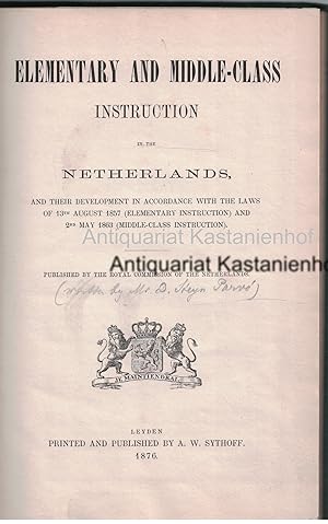 Elementary and middle-class Instructionin the Netherlands and their Development in accordance wit...