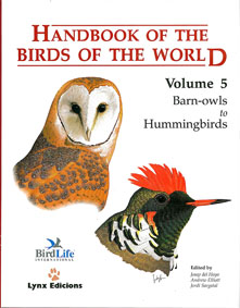 Image du vendeur pour Handbook of the Birds of the World - Vol. 5: Barn Owls to Hummingbirds mis en vente par Schueling Buchkurier