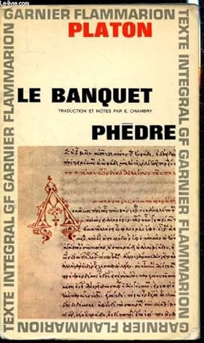 Bild des Verkufers fr La banquet - Phdre zum Verkauf von Le-Livre