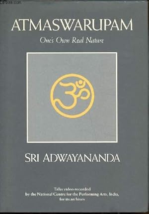 Immagine del venditore per Atmaswarupam One's Own Real Nature venduto da Le-Livre