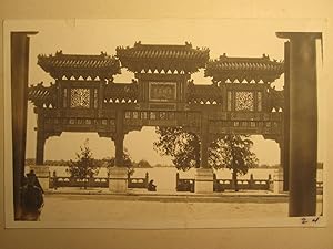 ANTIQUE CHINA PEKING 1912 SCULPTURES ARTISTIC ARCHITECTURE DRAGON RARE PHOTOS