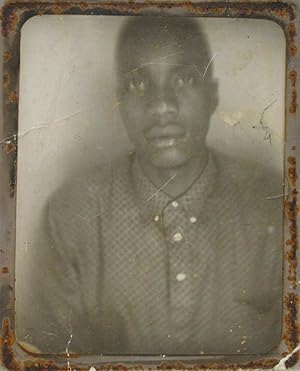 VINTAGE AFRICAN AMERICAN PHOTOMATIC CHICAGO IL ARTISTIC PORTRAIT RUST BELT PHOTO