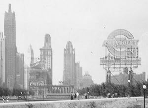 ANTIQUE VINTAGE CHICAGO? COCA COLA SIGN CITY CHEVROLET CHEVY SKYLINE 1939 PHOTO