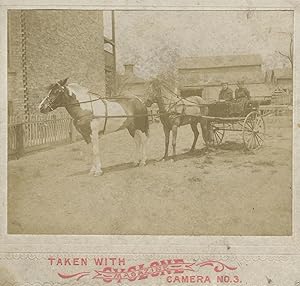 ANTIQUE VICTORIAN AMERICAN CYCLONE MAGAZINE NO 3 RARE CARD PHOTO HORSES CHICAGO