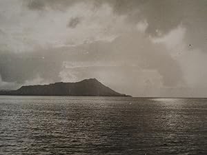 ANTIQUE HONOLULU HARBOR HAWAII HI EARLY 1920s ARTISTIC SNAPSHOT OCEAN RARE PHOTO
