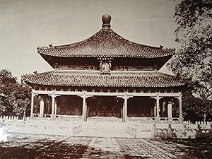 ANTIQUE EARLY CHINA CHINESE TURN 19th CENTURY DRAGON TEMPLE NEAR PEKING? PHOTO