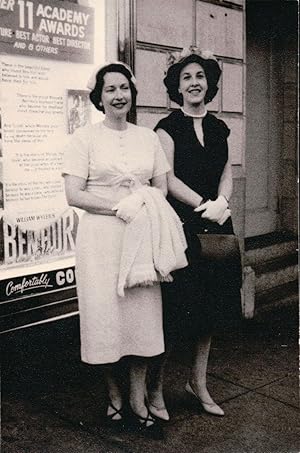 VINTAGE 1959 BEN HUR MOVIE POSTER BROADSIDE PRETTY LADIES ACADEMY AWARDS PHOTO