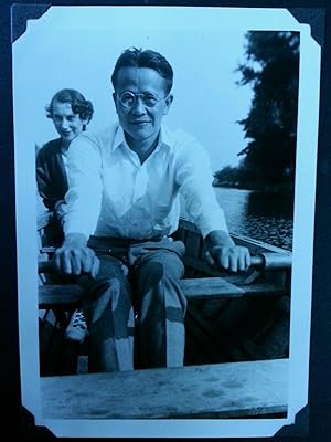 ANTIQUE AMERICAN MARRIAGE CHINESE MAN UNIVERSITY CHICAGO ELITE PHOTOS ALBUM IL