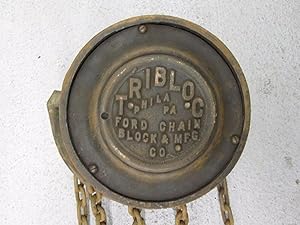 OLD FORD CHAIN BLOCK & MFG CO PHILADELPHIA PA 1909 TRIBLOC 1/2 TON ENGINE HOIST