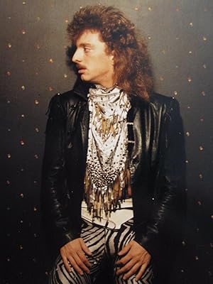 VINTAGE MULLET 80s ROCKER I LOVE ROCK N ROLL SPANDEX LEATHER KODAK MOMENT PHOTO