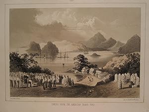GERMAN AMERICAN HEINE JAPAN COMMODORE PERRY EXPEDITION 1856 USA GRAVEYARD SIMODA