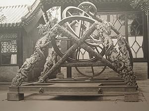 ANTIQUE CHINA PEKING 1912 ART SCULPTURE TEMPLE GODS BULL HORNS OLD BRONZE PHOTOS
